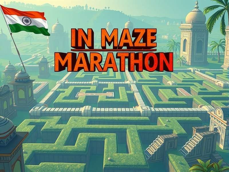 Indian Maze Marathon Game Cover